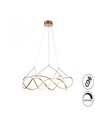 Lampara Oro rosa  110Ø 63W - Molly