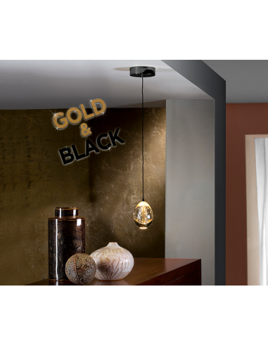 Matte Black Lamp 12Ø 5W - Rocío