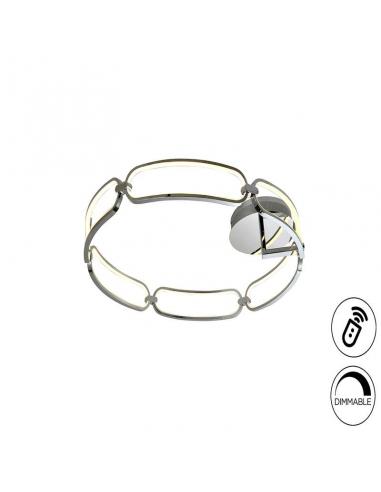 Chrome Ceiling Light 80Ø 65W - Colette