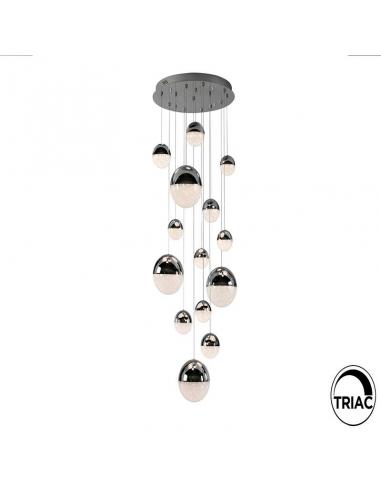 Lampara Cromo 60Ø 78,60W - Sphere