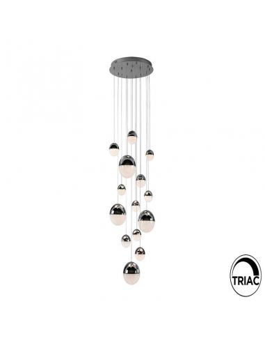 Chrome Lamp 60Ø 78.60W - Sphere