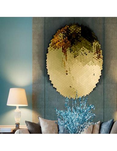 Golden bas-relief shine 100Ø - Matrix