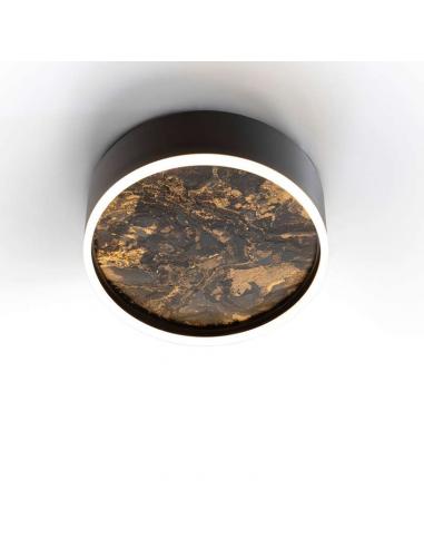 Plafon Negro mate 40Ø 56W - Stone