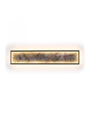 Matte Black Ceiling Light 80W - Stone