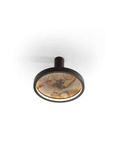 Matte Black Ceiling Light 32Ø 24W - Stone