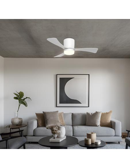 KENT WHITE FAN 107CM 3 BLADES LED 18W