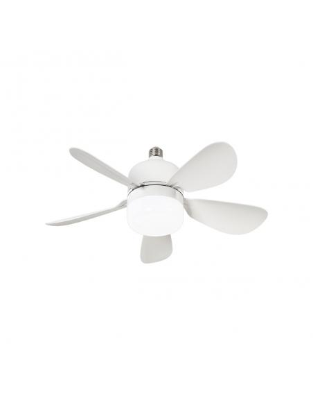 VENTILADOR NANO BLANCO 40CMS 5 PALAS - E-27