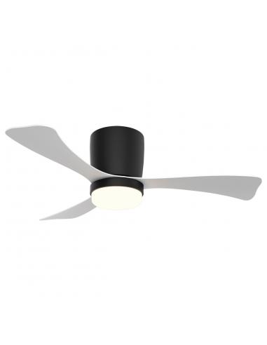 KENT BLACK WHITE FAN 107CM 3 BLADES LED 18W