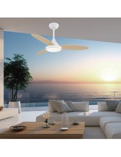 VENTILADOR MAHON MADERA CLARA 107CM 3 PALAS 2