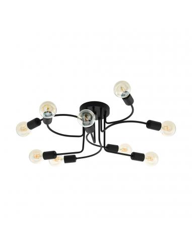 EGLO 97983 - ORAZIO Living Room Lamp in Black Steel