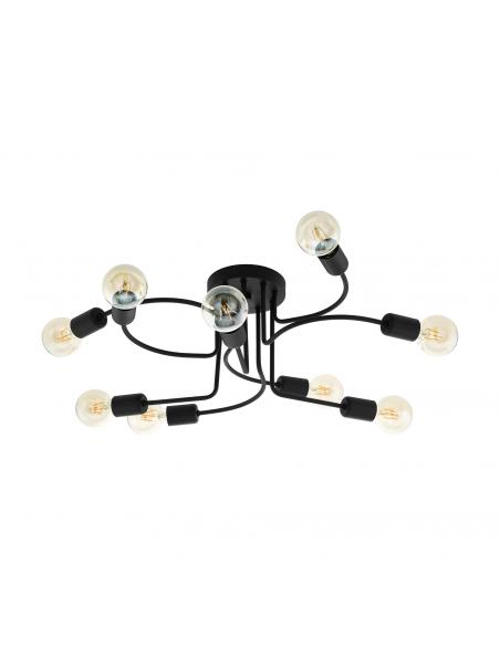 EGLO 97983 - ORAZIO Living Room Lamp in Black Steel