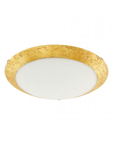 EGLO 98023 - MONTENOVO LED Ceiling Light in White Steel and Glass