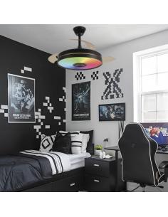 ENIO BLACK FAN 50CMS 3 BLADES 2