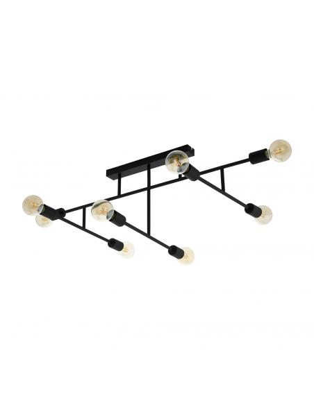 EGLO 98035 - BELSIANA Lámpara de Salón en Acero negro