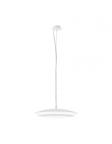 EGLO 98042 - MONEVA-C LED pendant lamp in white steel and acrylic