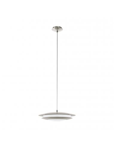 EGLO 98043 - MONEVA-C LED pendant lamp in matte nickel steel and acrylic