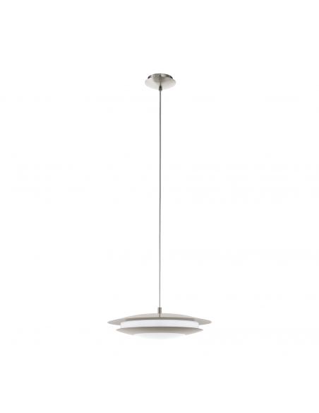 EGLO 98043 - MONEVA-C LED pendant lamp in matte nickel steel and acrylic