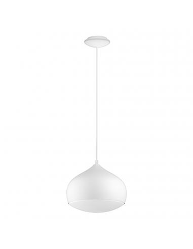 EGLO 98047 - COMBA-C LED pendant lamp in white steel and acrylic