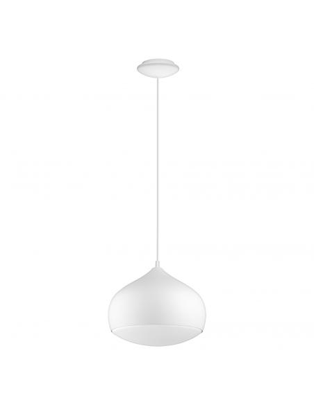 EGLO 98047 - COMBA-C LED pendant lamp in white steel and acrylic