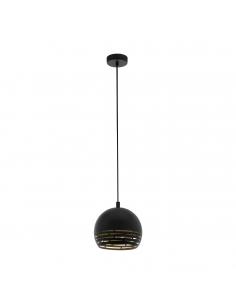 EGLO 98071 - CAMASTRA Living Room Lamp in black steel, gold
