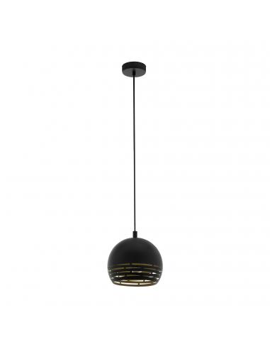 EGLO 98071 - CAMASTRA Lámpara de Salón en Acero negro, oro