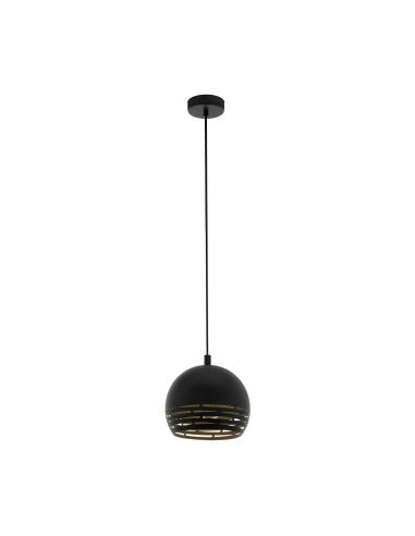 EGLO 98071 - CAMASTRA Living Room Lamp in black steel, gold