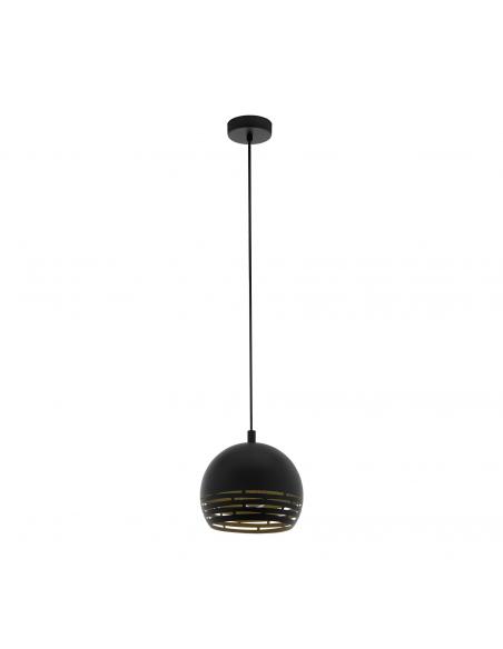EGLO 98071 - CAMASTRA Living Room Lamp in black steel, gold