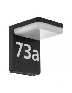 EGLO 98091 - AMAROSI Outdoor LED Wall Light in Black Aluminum and Acrylic