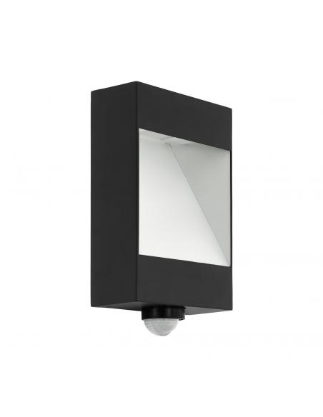 EGLO 98098 - MANFRIA Outdoor wall light with motion sensor in anthracite aluminum, white