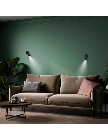 Round wall lamp without cables for indoor ROLL 4