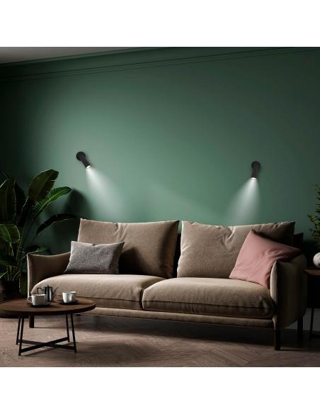 Round wall lamp without cables for indoor ROLL 4