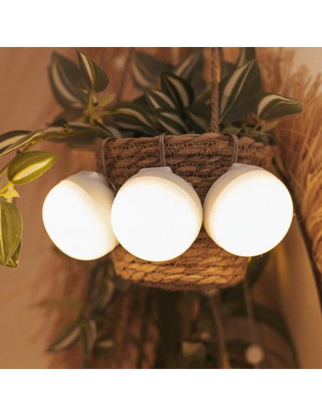 CHERRY MINI rechargeable portable bulb (Pack of 3 bulbs)