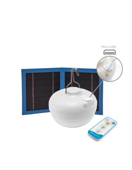Portable bulb with solar charging CHERRY
