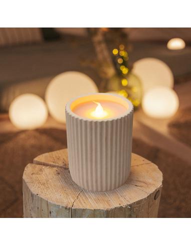 DOLO CERAMIC CANDLE FORMAT LAMP