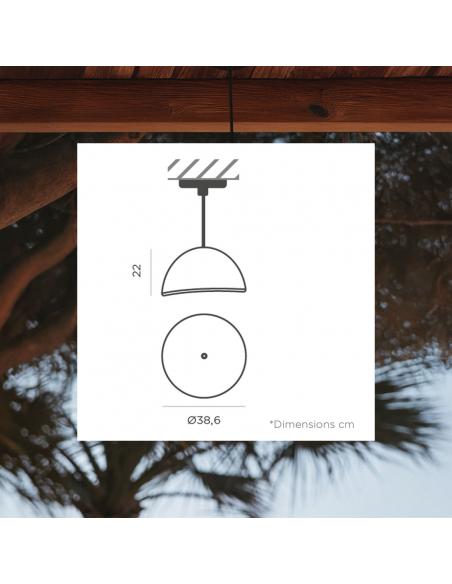 LUNA wired pendant lamp