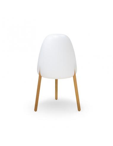 LÁMPARA DE PIE DE DISEÑO CON PATAS DE MADERA ROCKET 70