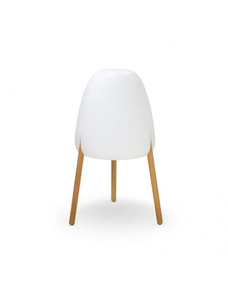 LÁMPARA DE PIE DE DISEÑO CON PATAS DE MADERA ROCKET 70