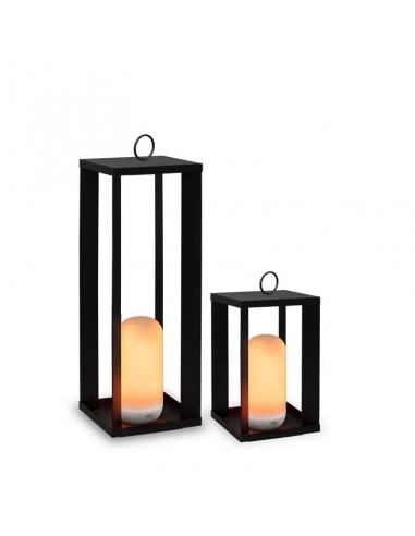 SIROCO portable wire-free metal lantern