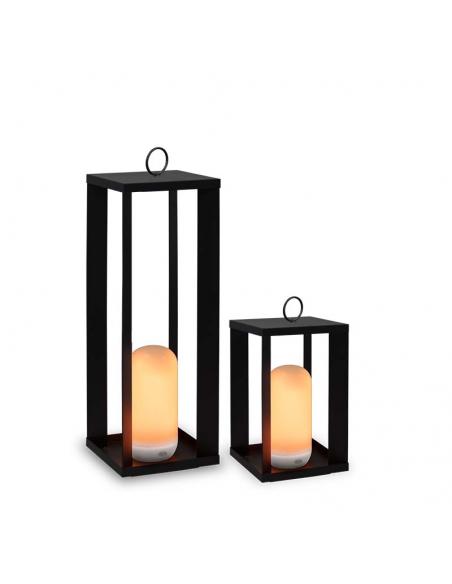SIROCO portable wire-free metal lantern