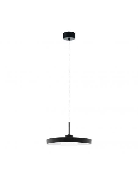 EGLO 98165 - ALPICELLA LED pendant lamp in black steel and acrylic