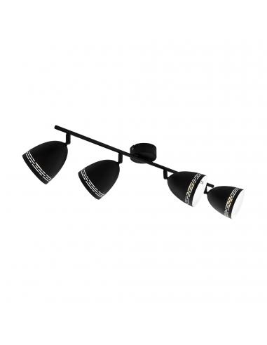 EGLO 98169 - SABATELLA LED spotlight in black, white steel