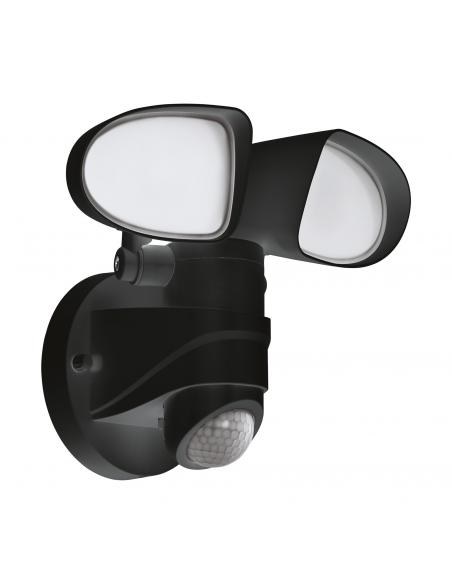EGLO 98176 - PAGINO Outdoor wall light with motion sensor in black Acrylic
