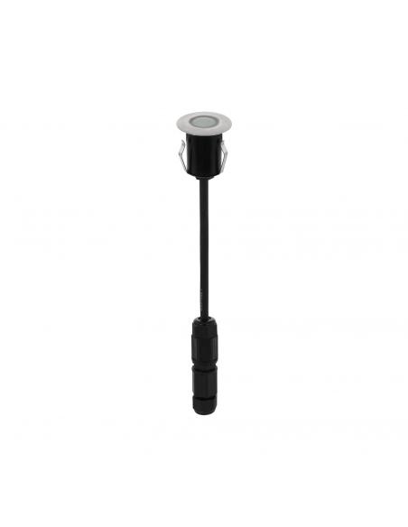 EGLO 98182 - TRONTO Recessed Lamp in Stainless Steel, Plastic Stainless Steel, Black and Acrylic