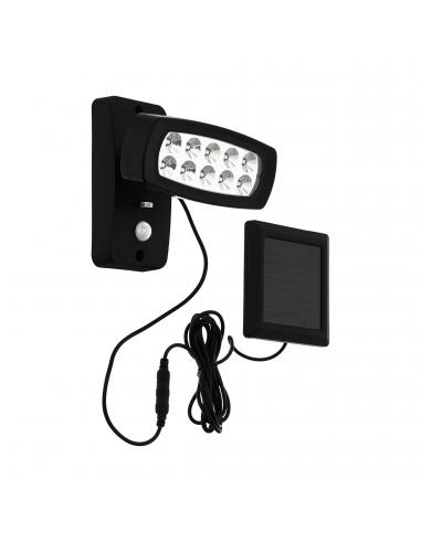 EGLO 98187 - PALIZZI Outdoor wall light with motion sensor in black acrylic and acrylic