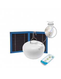 Bombilla portátil con carga solar CHERRY 2