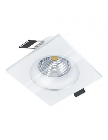 EGLO 98242 - SALABATE Lámpara Empotrable LED en Aluminio blanco y Vidrio