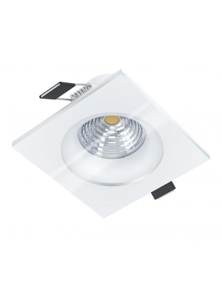 EGLO 98242 - SALABATE Recessed LED Lamp in White Aluminum and Glass
