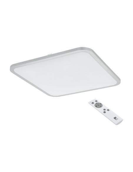 EGLO 98258 - COGOLETO LED Ceiling Light in Steel, white plastic, silver and Acrylic