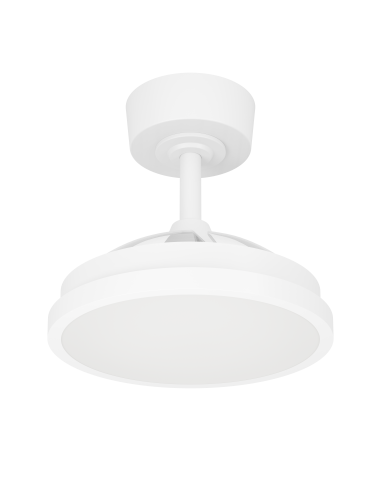 Ventilador de techo con luz Blanco - MALPICA