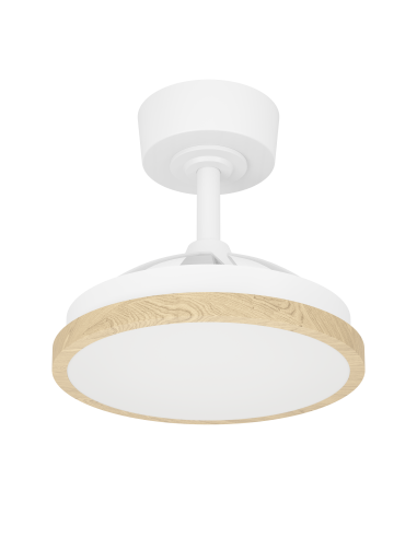 CeilingFan with light White - MALPICA